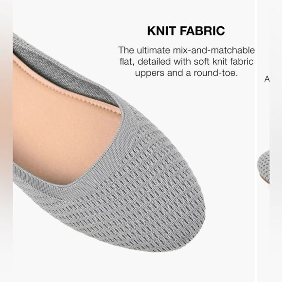 Journee Collection Tru Comfort Foam Ballet Flat Grey 6M - Picture 7 of 9